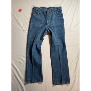 Vintage Lee Riders Jeans Mens Straight Leg Blue Denim High Rise Made in USA